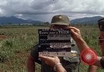 Image of Major Fiacco of US Army discussing sniper training Vietnam, 1967, second 5 stock footage video 65675021014