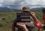 Image of Major Fiacco of US Army discussing sniper training Vietnam, 1967, second 6 stock footage video 65675021014