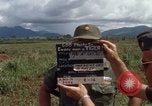 Image of Major Fiacco of US Army discussing sniper training Vietnam, 1967, second 10 stock footage video 65675021014