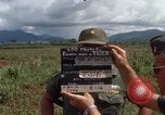 Image of Major Fiacco of US Army discussing sniper training Vietnam, 1967, second 15 stock footage video 65675021014