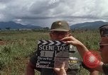 Image of Major Fiacco of US Army discussing sniper training Vietnam, 1967, second 19 stock footage video 65675021014