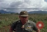 Image of Major Fiacco of US Army discussing sniper training Vietnam, 1967, second 52 stock footage video 65675021014