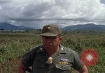 Image of Major Fiacco of US Army discussing sniper training Vietnam, 1967, second 57 stock footage video 65675021014