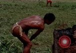 Image of Montagnard tribesmen Camp Enari Vietnam, 1967, second 47 stock footage video 65675021015