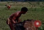 Image of Montagnard tribesmen Camp Enari Vietnam, 1967, second 51 stock footage video 65675021015