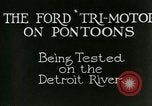 Image of Ford Tri Motor Detroit Michigan USA, 1927, second 5 stock footage video 65675021027