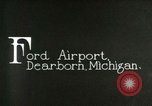 Image of Ford Airport Dearborn Michigan USA, 1928, second 17 stock footage video 65675021050