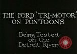 Image of Ford Tri Motor United States USA, 1927, second 5 stock footage video 65675021052