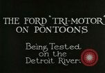 Image of Ford Tri Motor United States USA, 1927, second 7 stock footage video 65675021052