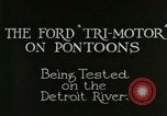 Image of Ford Tri Motor United States USA, 1927, second 8 stock footage video 65675021052