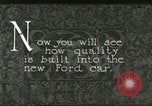 Immagine di Parti di auto Ford United States USA, 1927, secondo 3 filmato di repertorio 65675021055