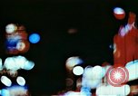 Image of Times Square neon lights in rain New York City USA, 1954, second 1 stock footage video 65675021110