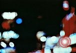 Image of Times Square neon lights in rain New York City USA, 1954, second 4 stock footage video 65675021110