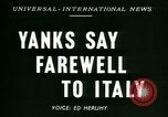Immagine di Soldati americani Livorno ITALIA, 1947, secondo 4 filmato di repertorio 65675021114