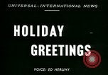 Image of Holiday Greetings Washington DC USA, 1947, second 1 stock footage video 65675021115
