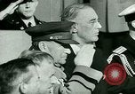 Standbild Franklin Roosevelt Washington DC USA, 1944, aus Sekunde 59 historischem Filmmaterial Videoclip 65675021118