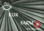 Image of Annual Fur Breeders Exhibition Alberta Canada, 1946, second 1 stock footage video 65675021127
