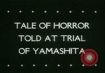 Immagine di General Yamashita trial Manila Filippine, 1945, secondo 3 filmato di repertorio 65675021164