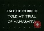 Immagine di General Yamashita trial Manila Filippine, 1945, secondo 4 filmato di repertorio 65675021164