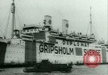 Image of Ship Gripsholm delivers Americans freed from internment by Germany New York City USA, 1944, second 11 stock footage video 65675021166