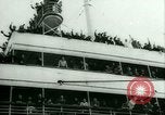 Image of Ship Gripsholm delivers Americans freed from internment by Germany New York City USA, 1944, second 15 stock footage video 65675021166