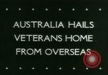 Standbild Australian veterans Parade Sydney Australien, 1944, aus Sekunde 4 historischem Filmmaterial Videoclip 65675021167
