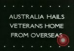Standbild Australian veterans Parade Sydney Australien, 1944, aus Sekunde 6 historischem Filmmaterial Videoclip 65675021167