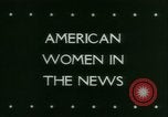 Standbild Eleanor Roosevelt Puerto Rico, 1944, aus Sekunde 3 historischem Filmmaterial Videoclip 65675021168