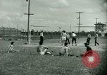 Immagine di Italiano e Tedesco POWs play sports United States USA, 1944, secondo 18 filmato di repertorio 65675021177
