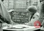 Image of Prisoner Interrogation Vallery France, 1944, second 4 stock footage video 65675021185