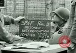 Image of Prisoner Interrogation Vallery France, 1944, second 7 stock footage video 65675021185