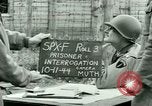 Image of Prisoner Interrogation Vallery France, 1944, second 8 stock footage video 65675021185