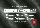 Standbild 48 Internationalen Flower Show New York United States USA, 1965, aus Sekunde 4 historischem Filmmaterial Videoclip 65675021207