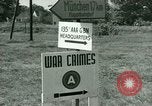 Image tribunal militaire commence pour Franz Strasser Dachau Allemagne, 1945, de la seconde 14 séquences d'archives historiques vidéo 65675021220