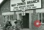 Image tribunal militaire commence pour Franz Strasser Dachau Allemagne, 1945, de la seconde 21 séquences d'archives historiques vidéo 65675021220