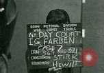 Immagine di La IG Farben Trial Nürnberg Germania, 1947, secondo 8 filmato di repertorio 65675021227