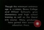 Image of elementary training Berea Kentucky United States USA, 1933, second 1 stock footage video 65675021240