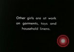 Image of girls design dresses Berea Kentucky United States USA, 1933, second 28 stock footage video 65675021246