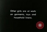 Image of girls design dresses Berea Kentucky United States USA, 1933, second 32 stock footage video 65675021246