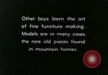 Image of boys make furniture Berea Kentucky United States USA, 1933, second 5 stock footage video 65675021247