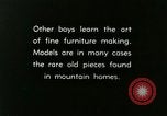 Image of boys make furniture Berea Kentucky United States USA, 1933, second 6 stock footage video 65675021247