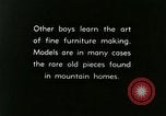 Image of boys make furniture Berea Kentucky United States USA, 1933, second 7 stock footage video 65675021247