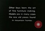 Image of boys make furniture Berea Kentucky United States USA, 1933, second 9 stock footage video 65675021247