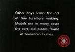 Image of boys make furniture Berea Kentucky United States USA, 1933, second 11 stock footage video 65675021247