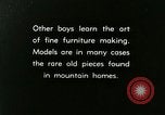 Image of boys make furniture Berea Kentucky United States USA, 1933, second 12 stock footage video 65675021247