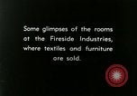 Image of display of furniture Berea Kentucky United States USA, 1933, second 9 stock footage video 65675021248