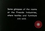 Image of display of furniture Berea Kentucky United States USA, 1933, second 10 stock footage video 65675021248