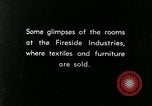 Image of display of furniture Berea Kentucky United States USA, 1933, second 11 stock footage video 65675021248