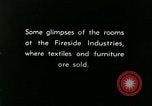 Image of display of furniture Berea Kentucky United States USA, 1933, second 12 stock footage video 65675021248