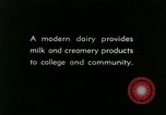 Image of a modern dairy Berea Kentucky United States USA, 1933, second 1 stock footage video 65675021250